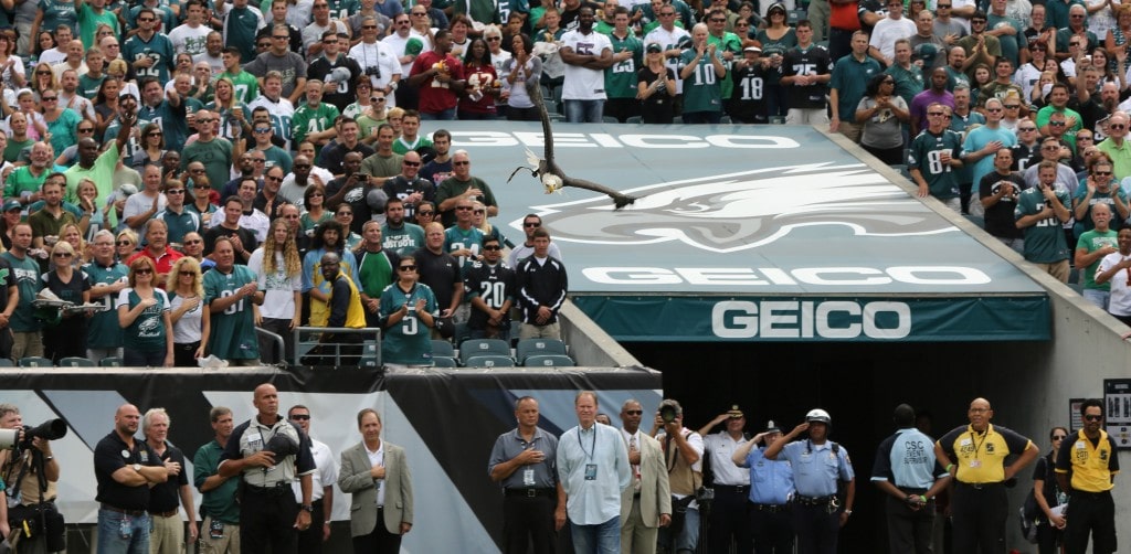 Geico Tunnel Signage Professional Football Sports Sponsorship 