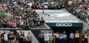 Geico Tunnel Signage NFL Sports Sponsorships