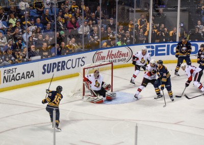 Prized rookie Jack Eichel first goal Buffalo Sabres